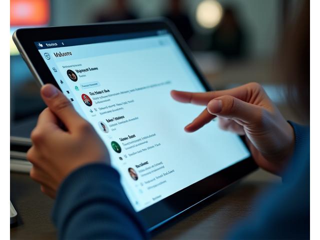 Persone che discutono attivamente in un forum online, con icone di chat e supporto reciproco