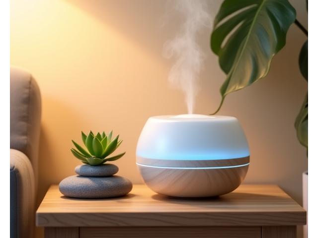 Moderno diffusore di oli essenziali ad ultrasuoni