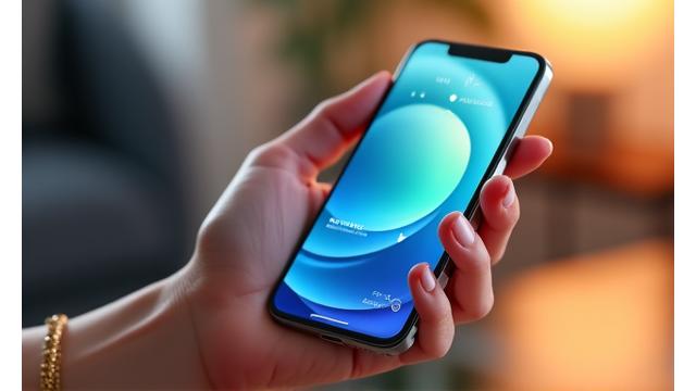 Schermata di un'app di meditazione su smartphone con grafici di progresso
